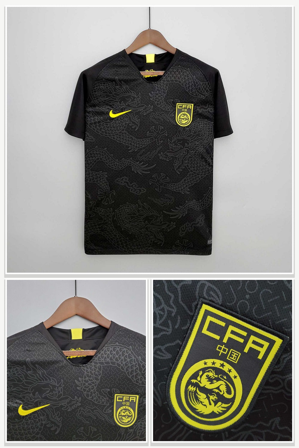 Football Jersey in Black