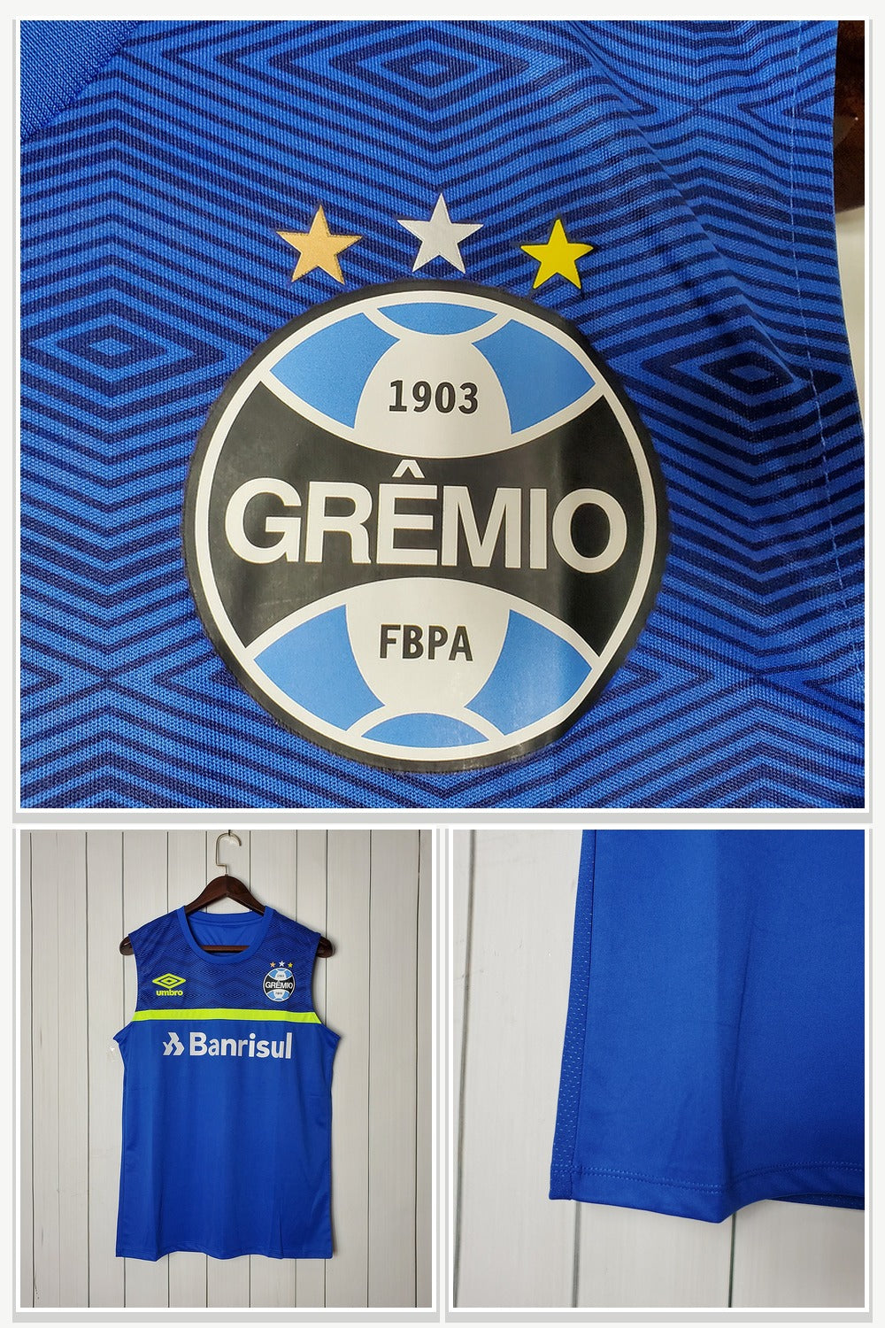 Football Jersey in Blue & Yellow