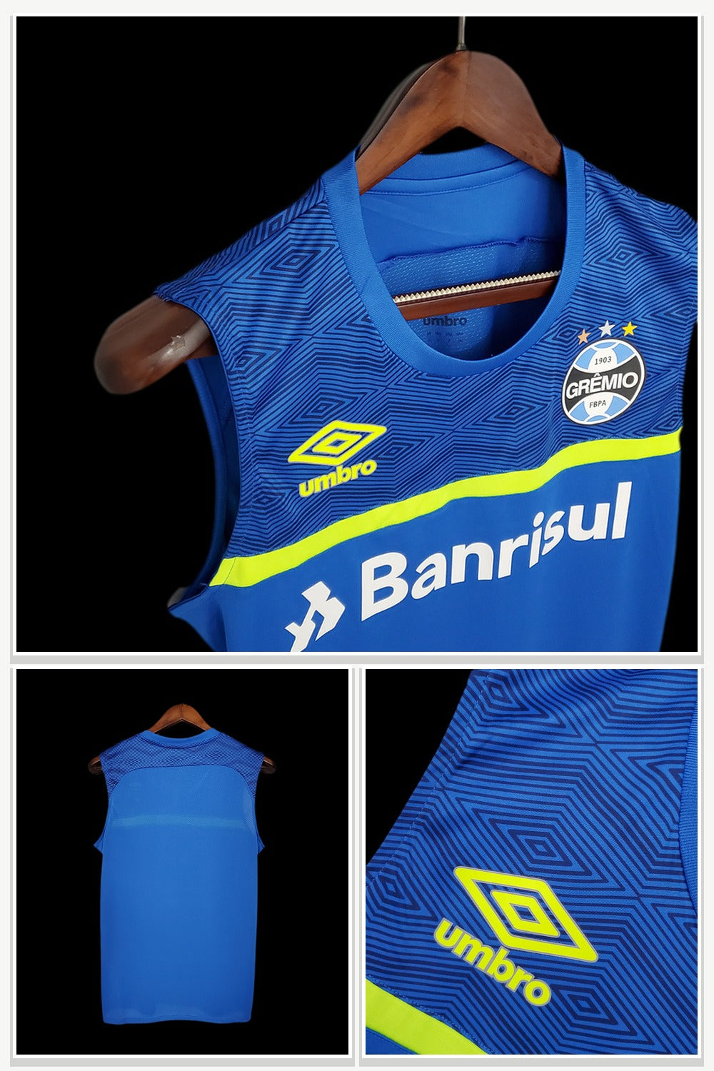 Football Jersey in Blue & Yellow