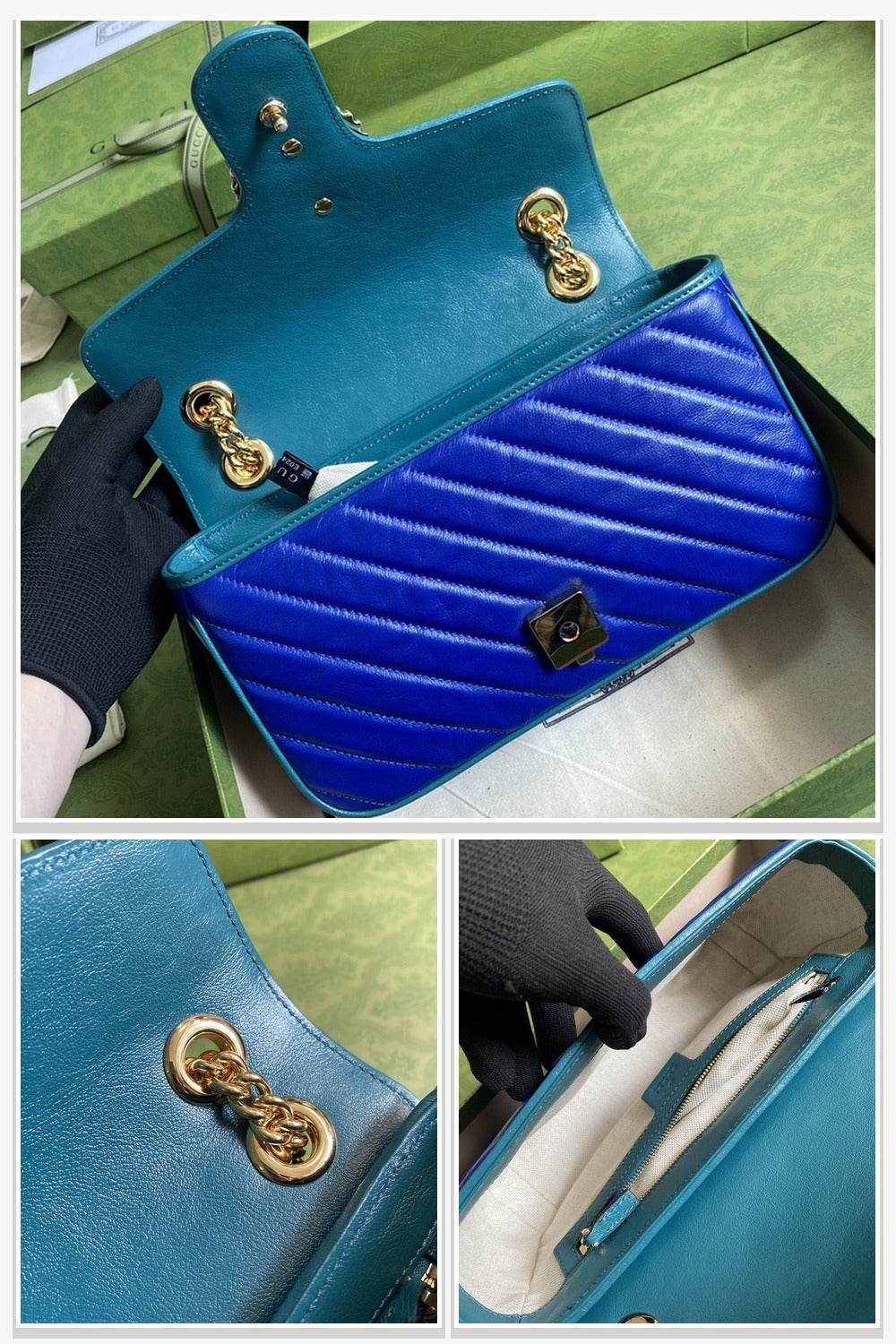 Shoulder Bag in Blue