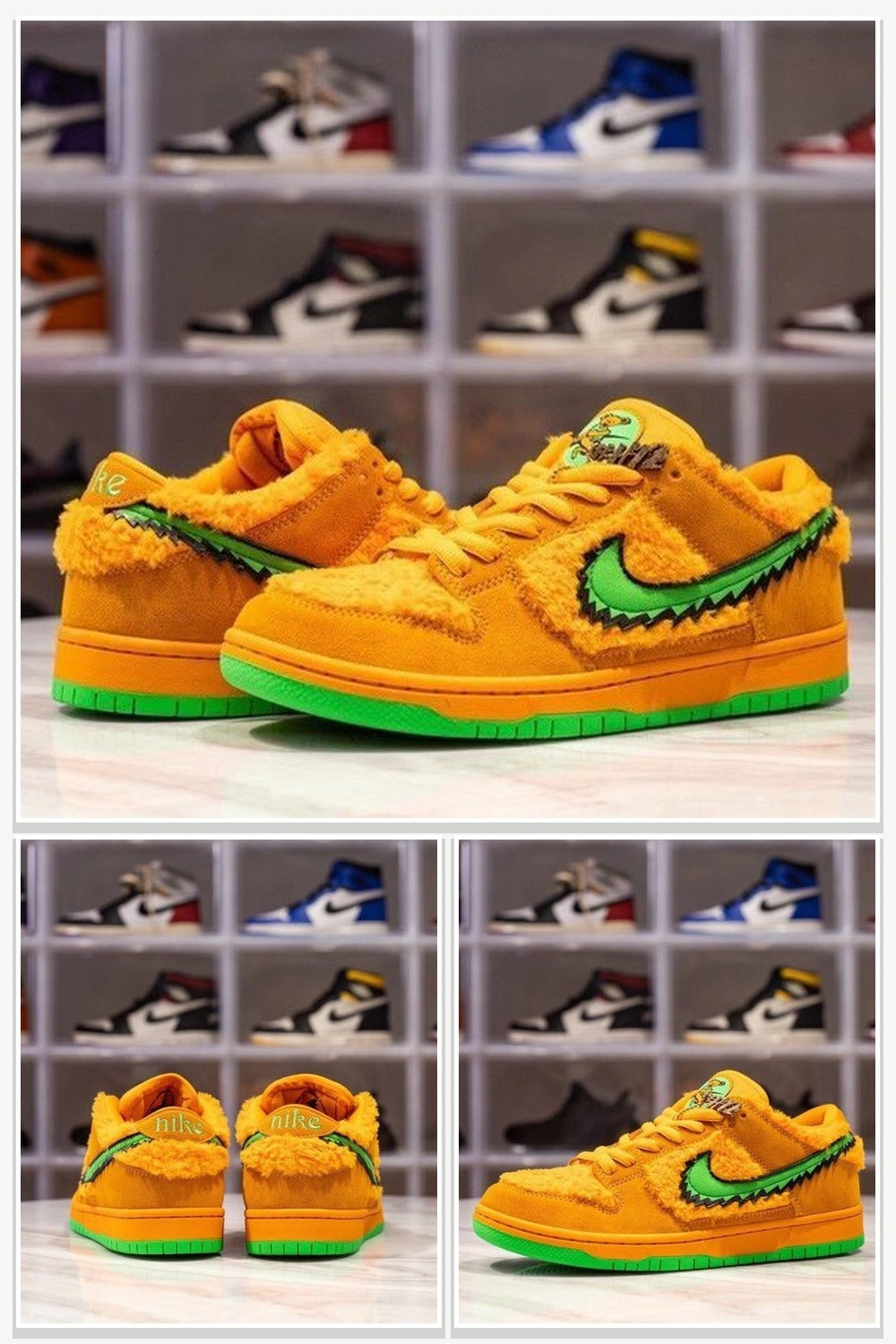 Low-Top Sneakers in Orange, Style CJ5378-800