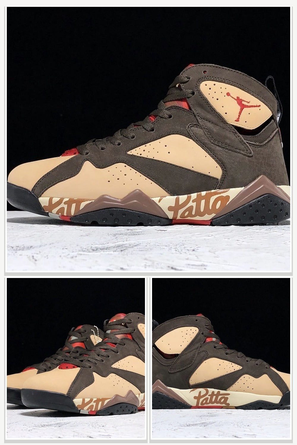 Sneakers in Red & Brown, Style AT3375-200
