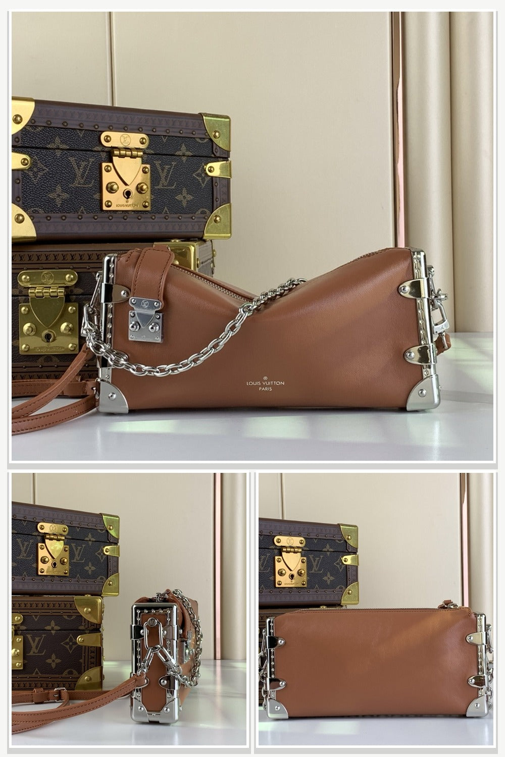 Bag in Gold & Brown