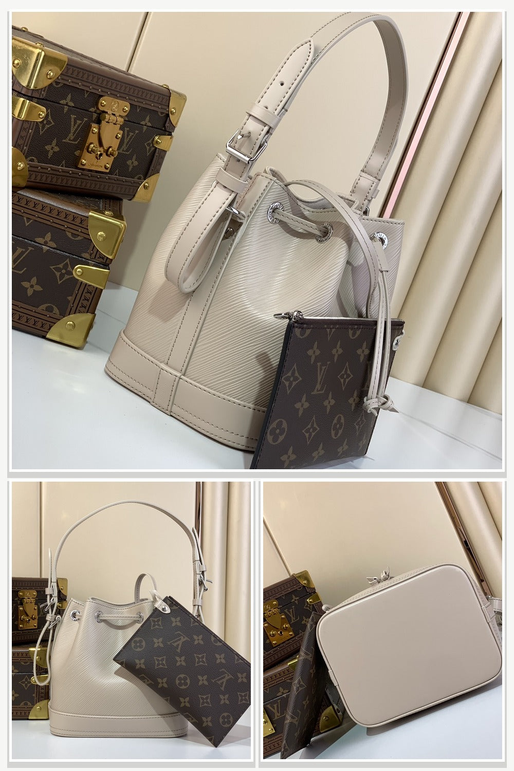 Bag in Green & White & Black