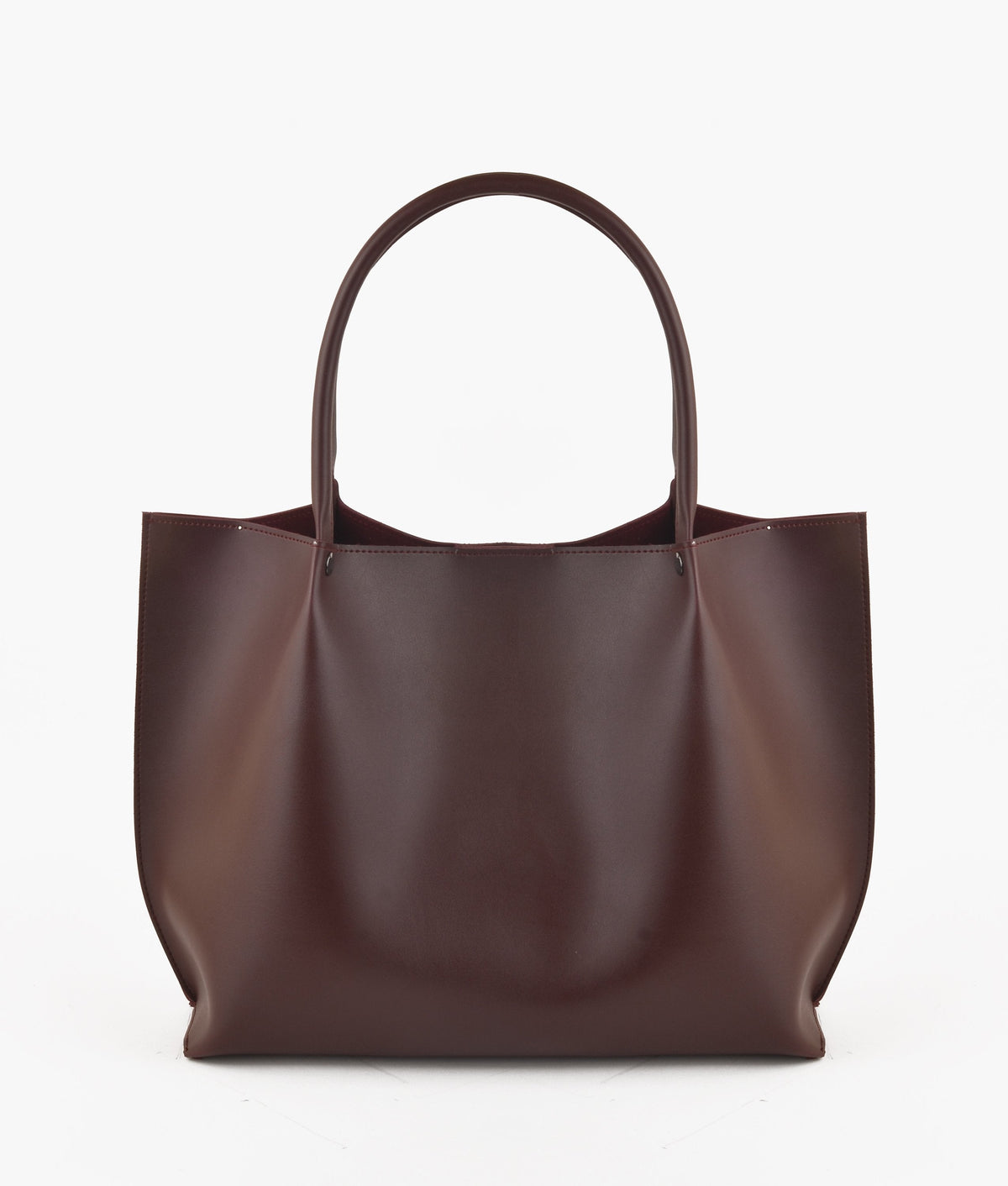Burgundy tote bag