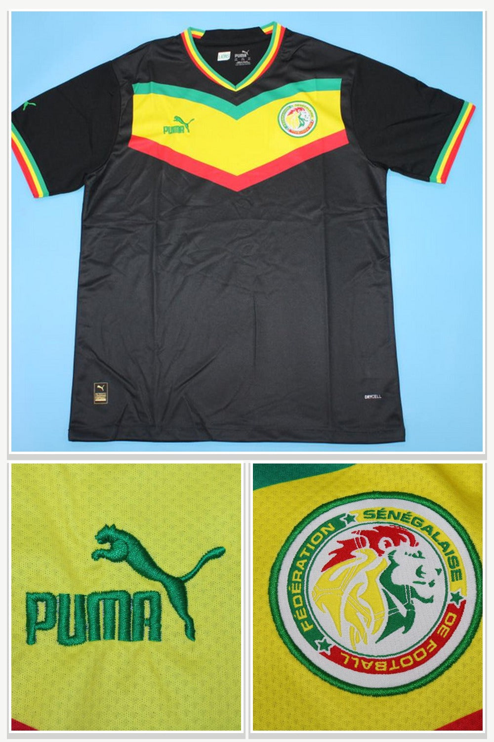 Football Jersey in Black