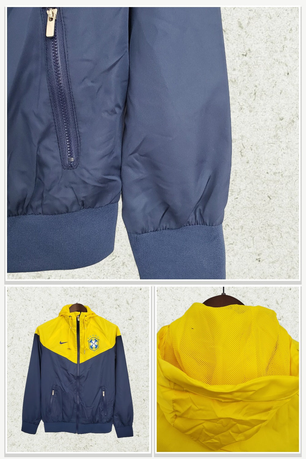 Football Jersey in Blue & Yellow