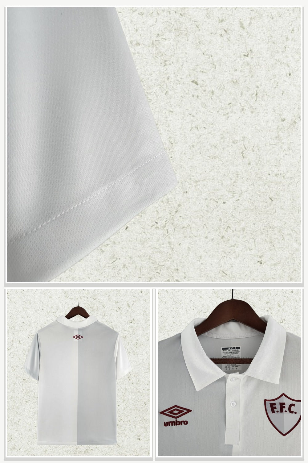 Football Jersey in White & Grey