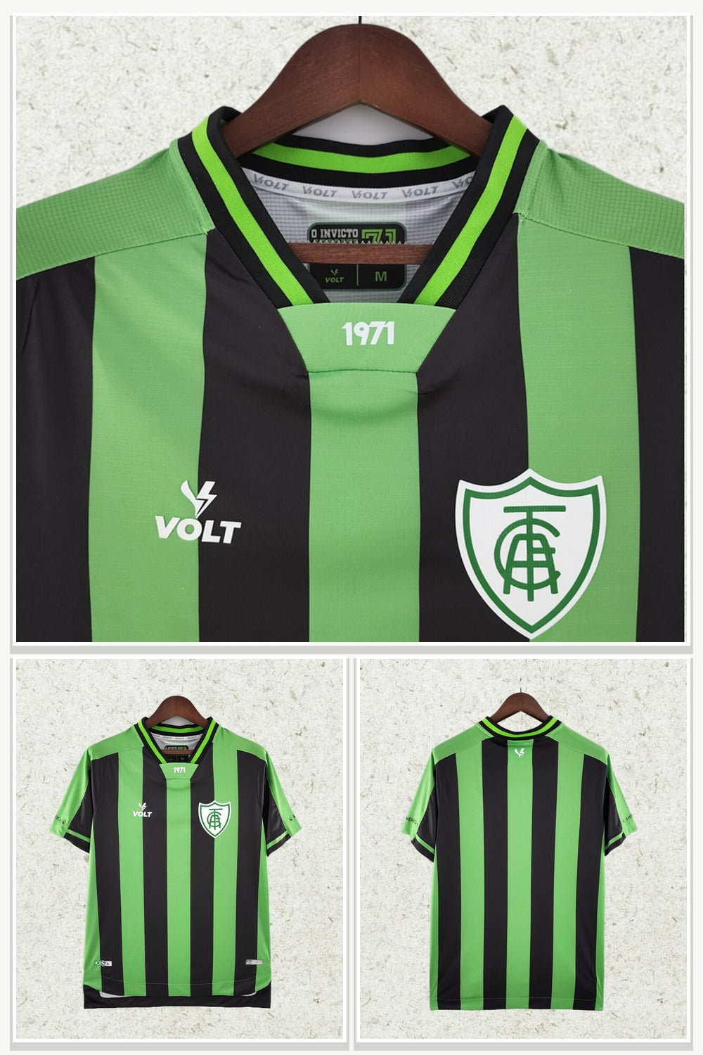 Football Jersey in Green & Black