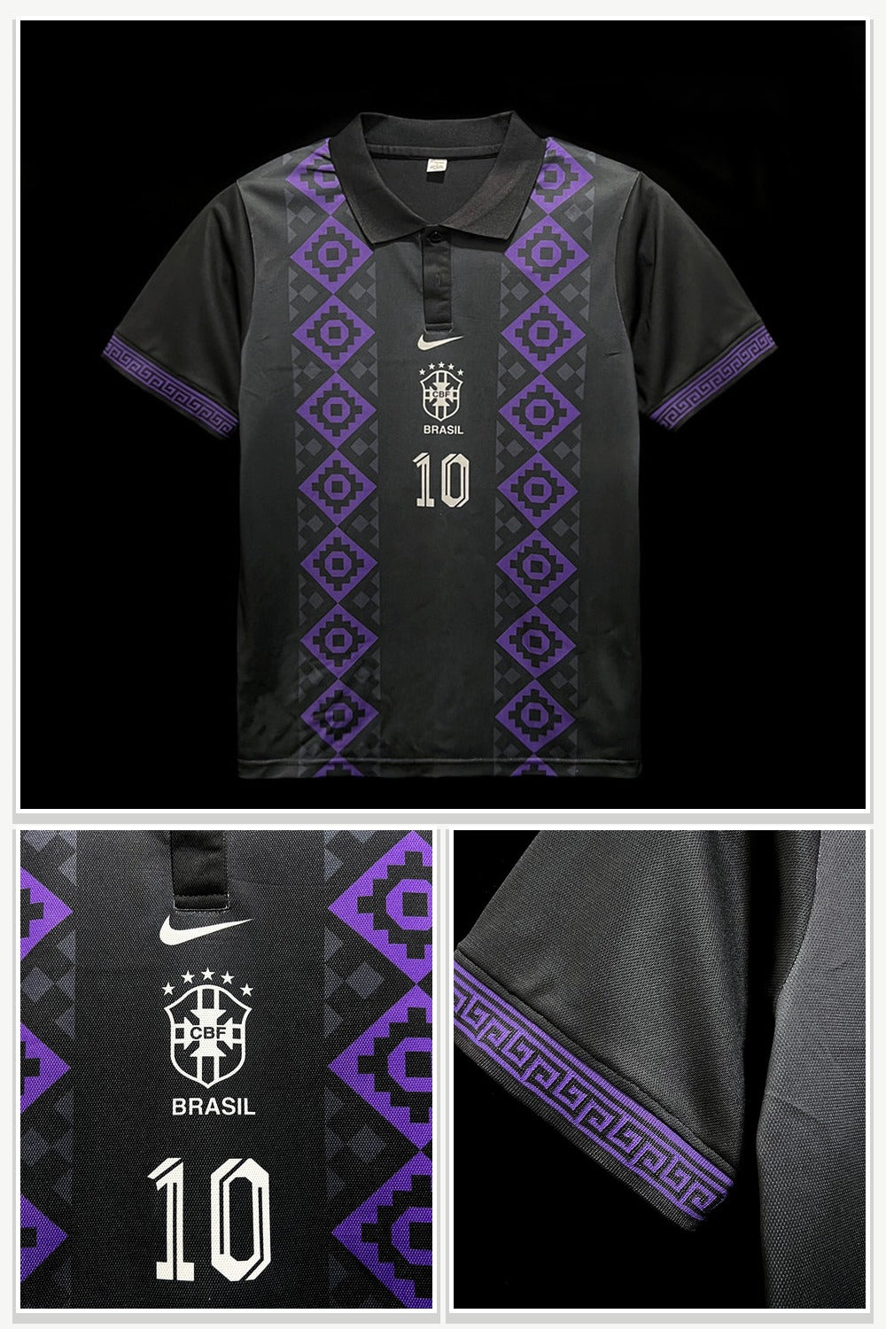 Football Jersey in Black