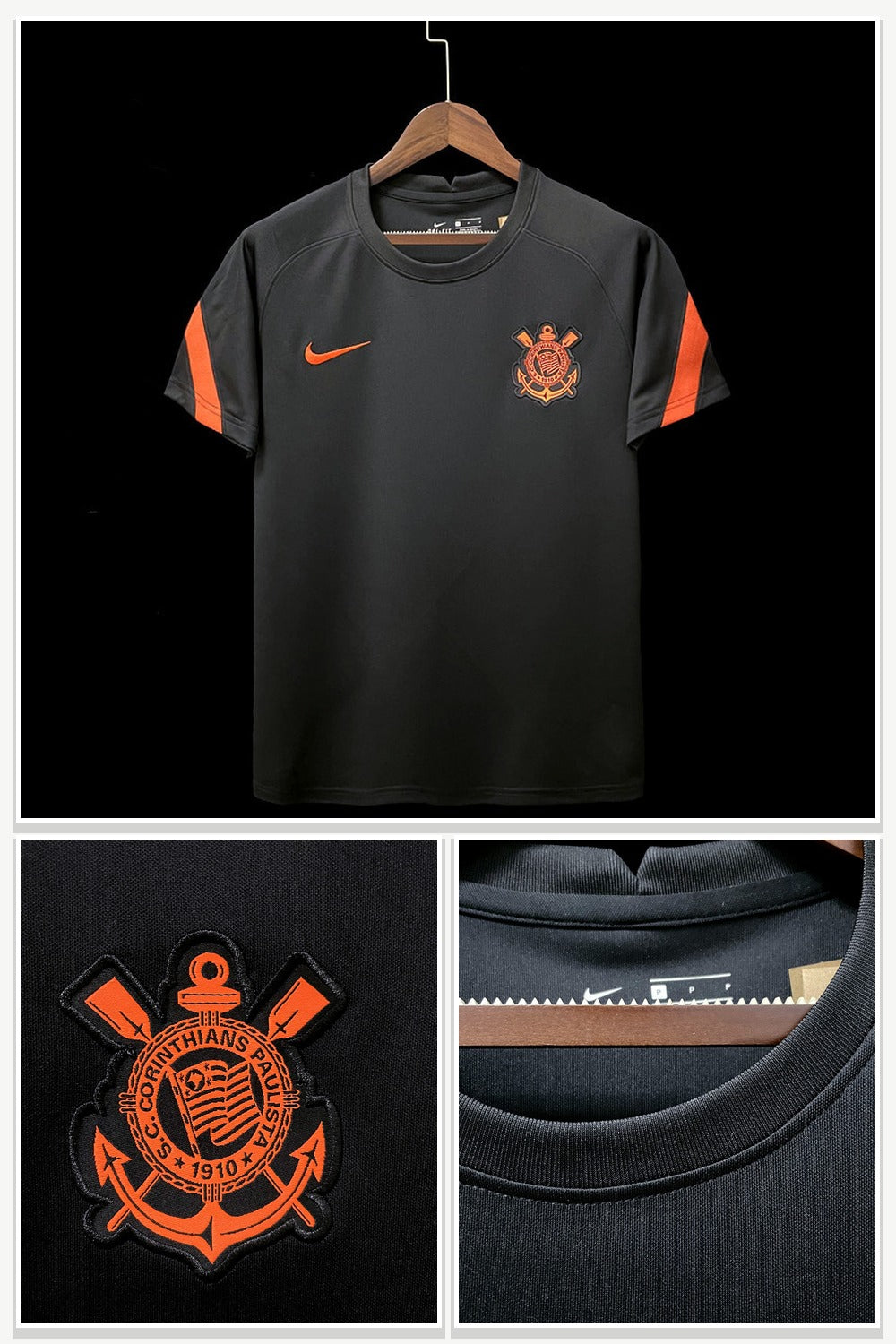 Football Jersey in Black