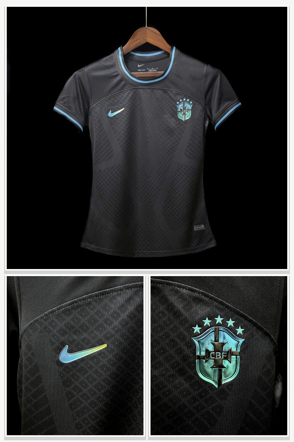 Football Jersey in Black
