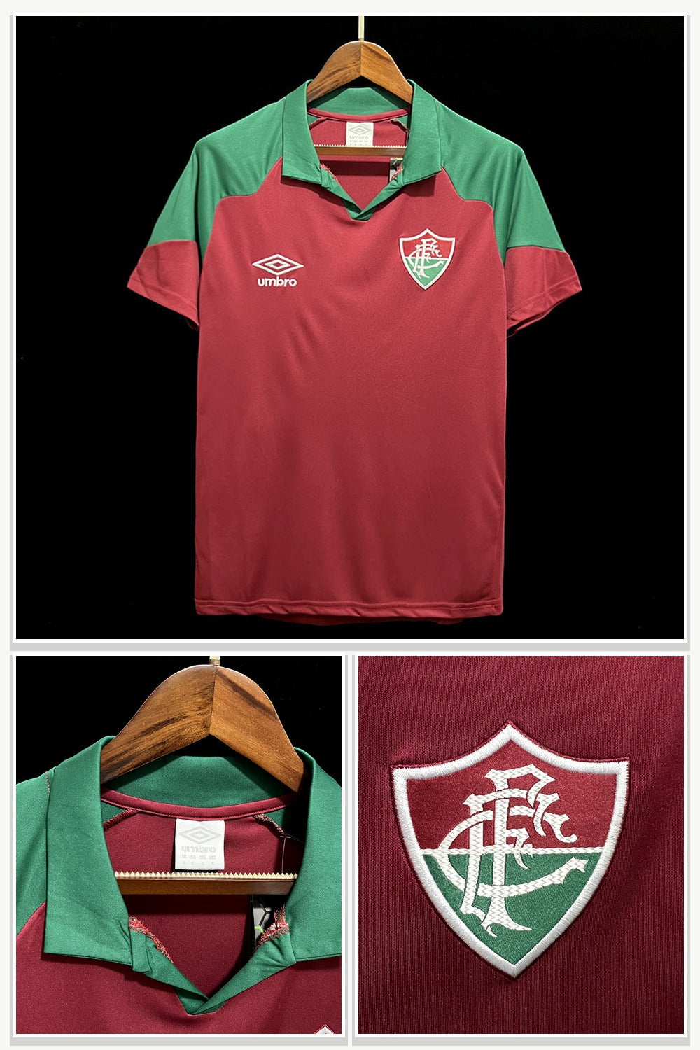 Football Jersey in Red & Green