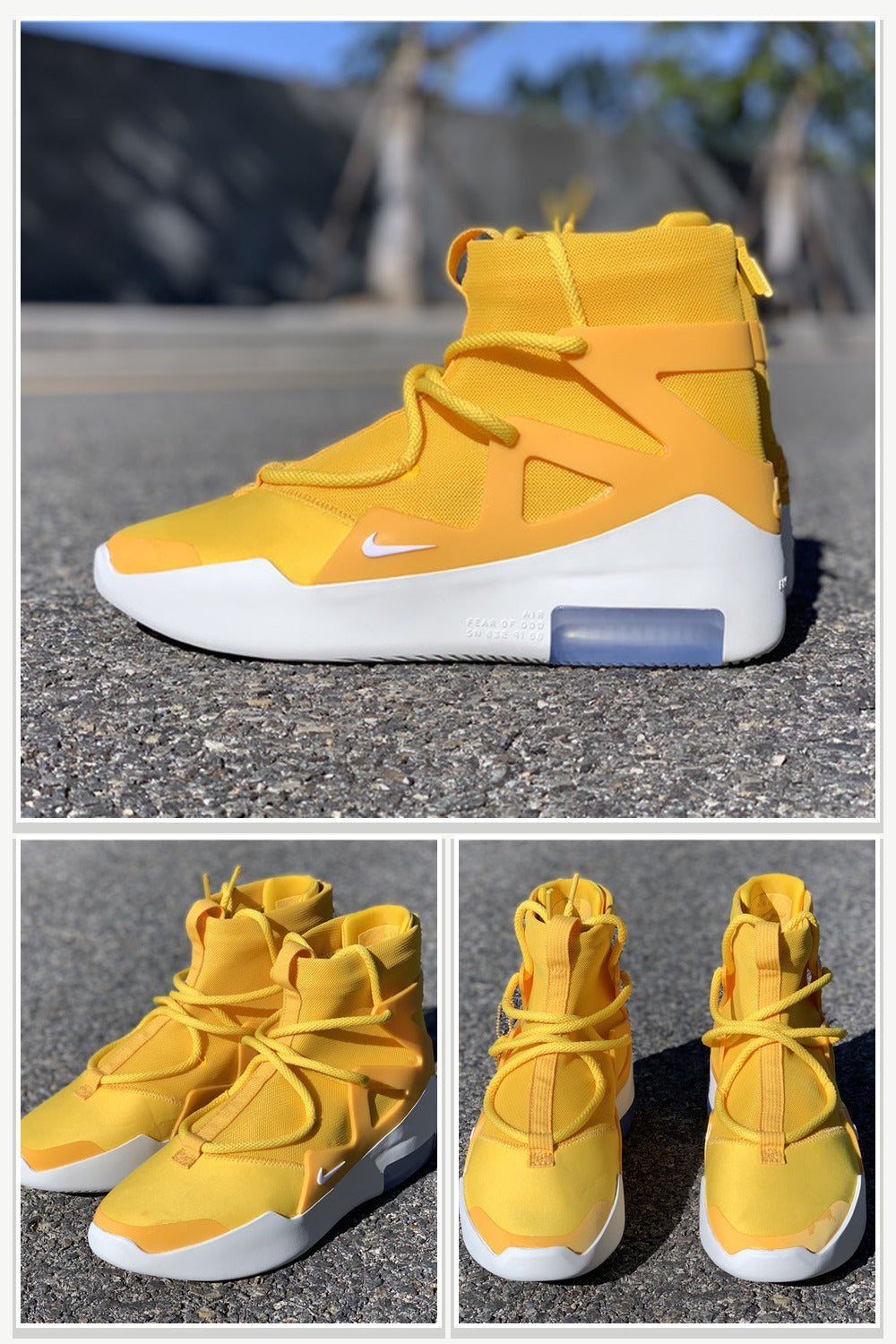 Sneakers in Yellow & White, Style AR4237-700