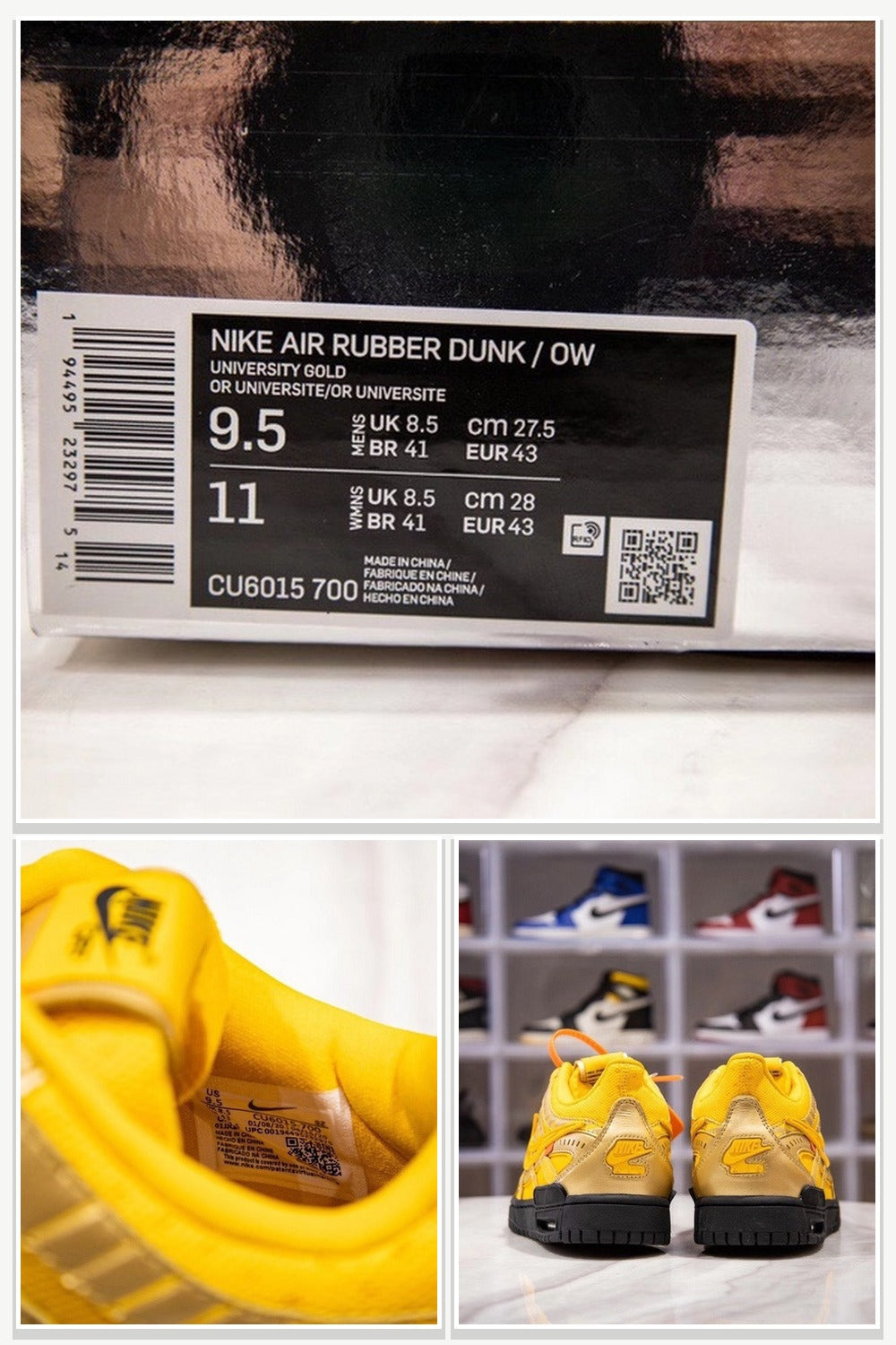 Sneakers in Gold, Style CU6015-700
