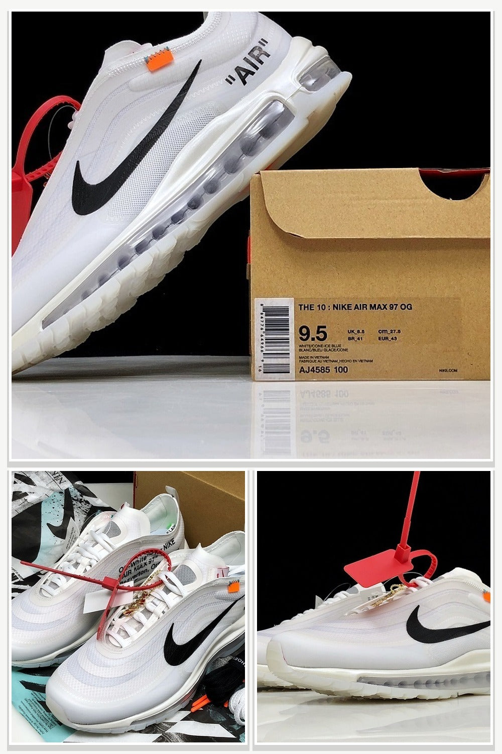 Sneakers in White, Style AJ4585-100