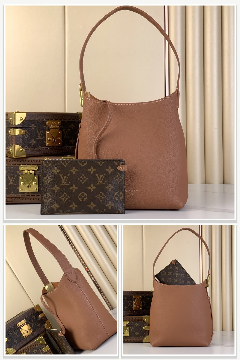 Bag in Gold & Brown