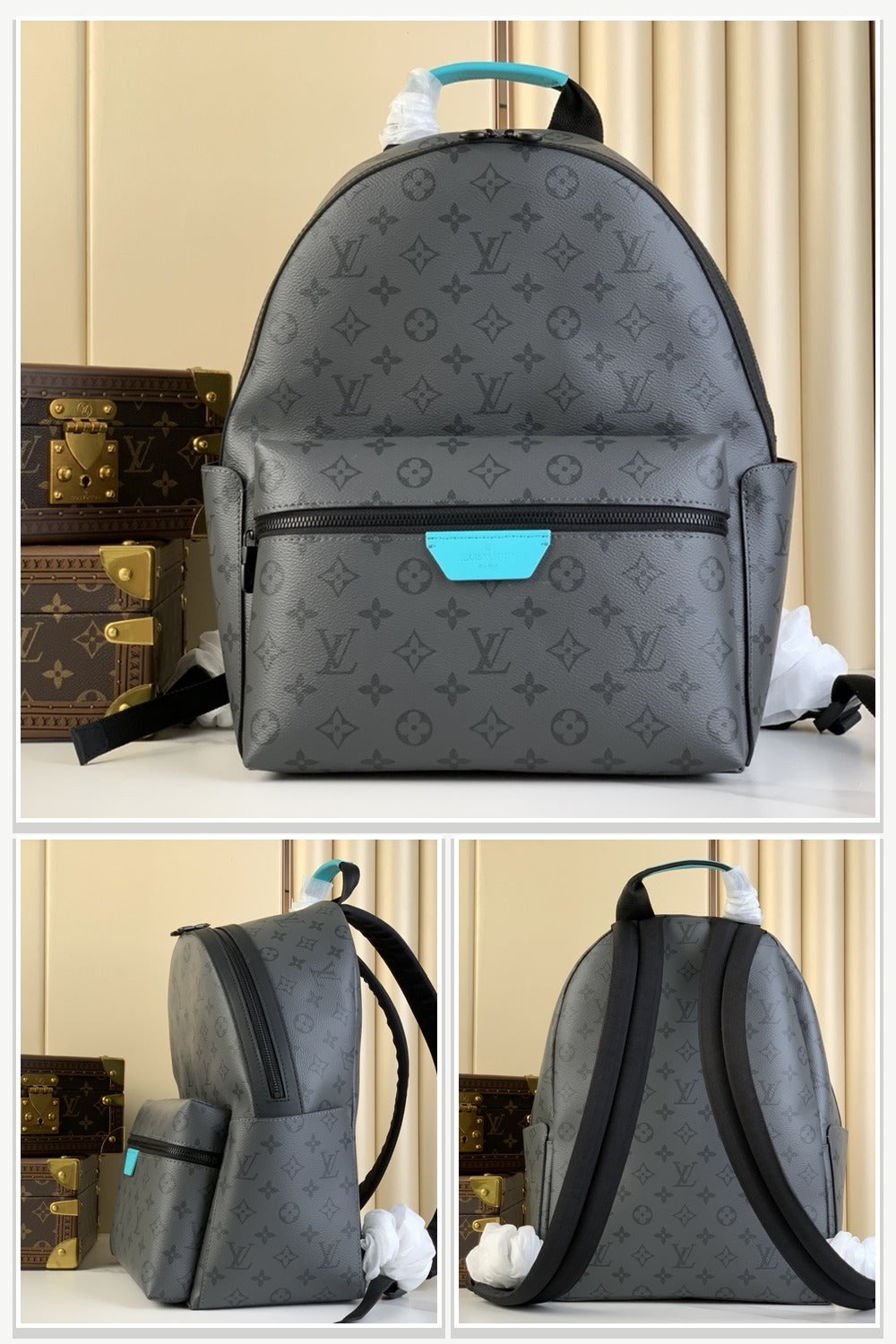 Bag in Silver & Blue