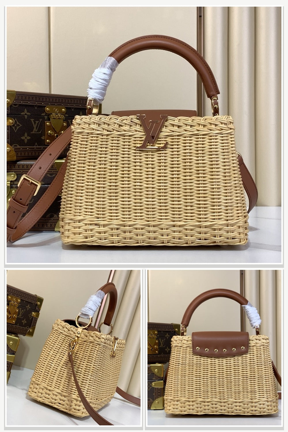 Bag in Brown & Yellow